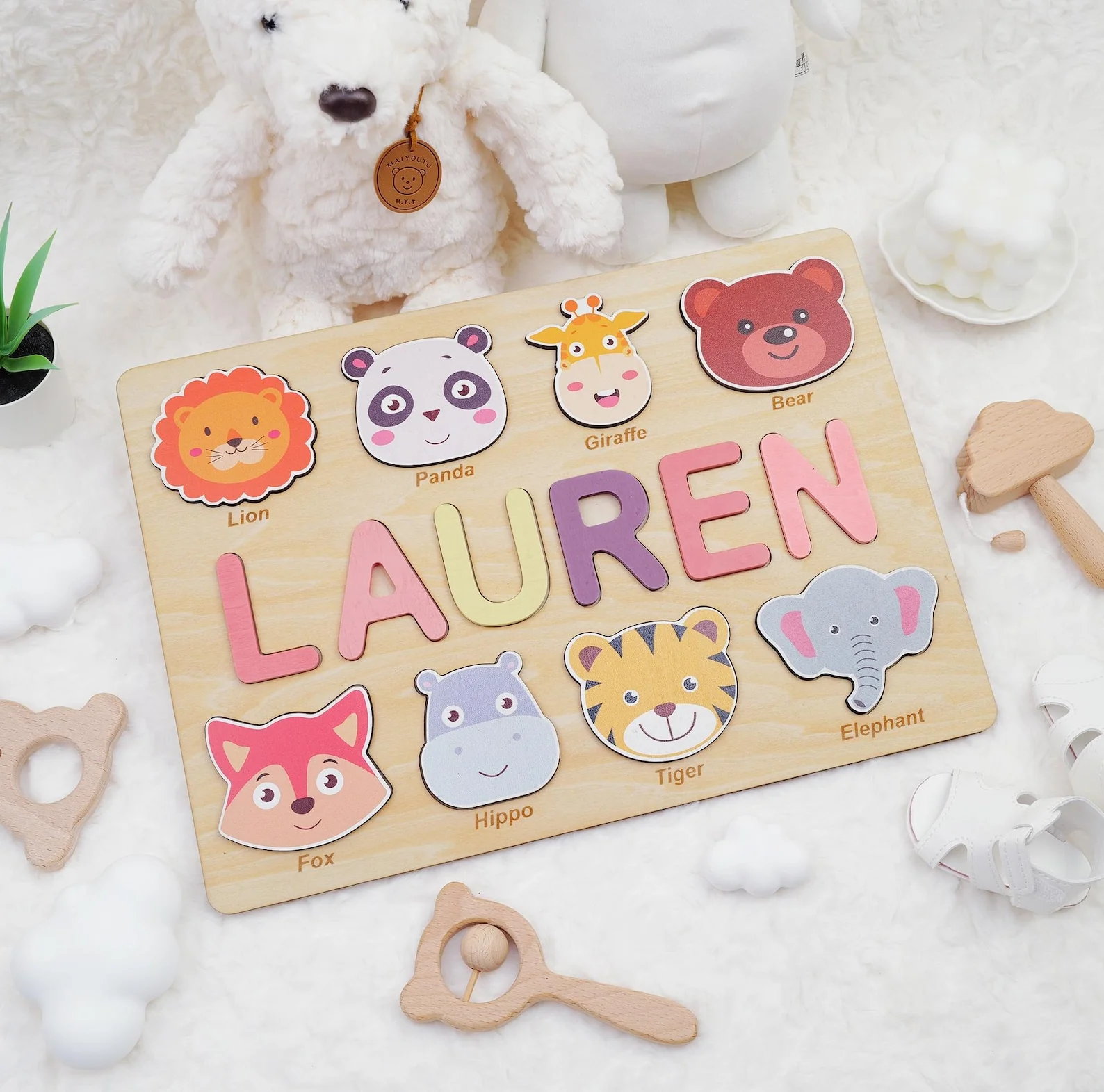 Personalized Puzzle Name Board, — Etsy