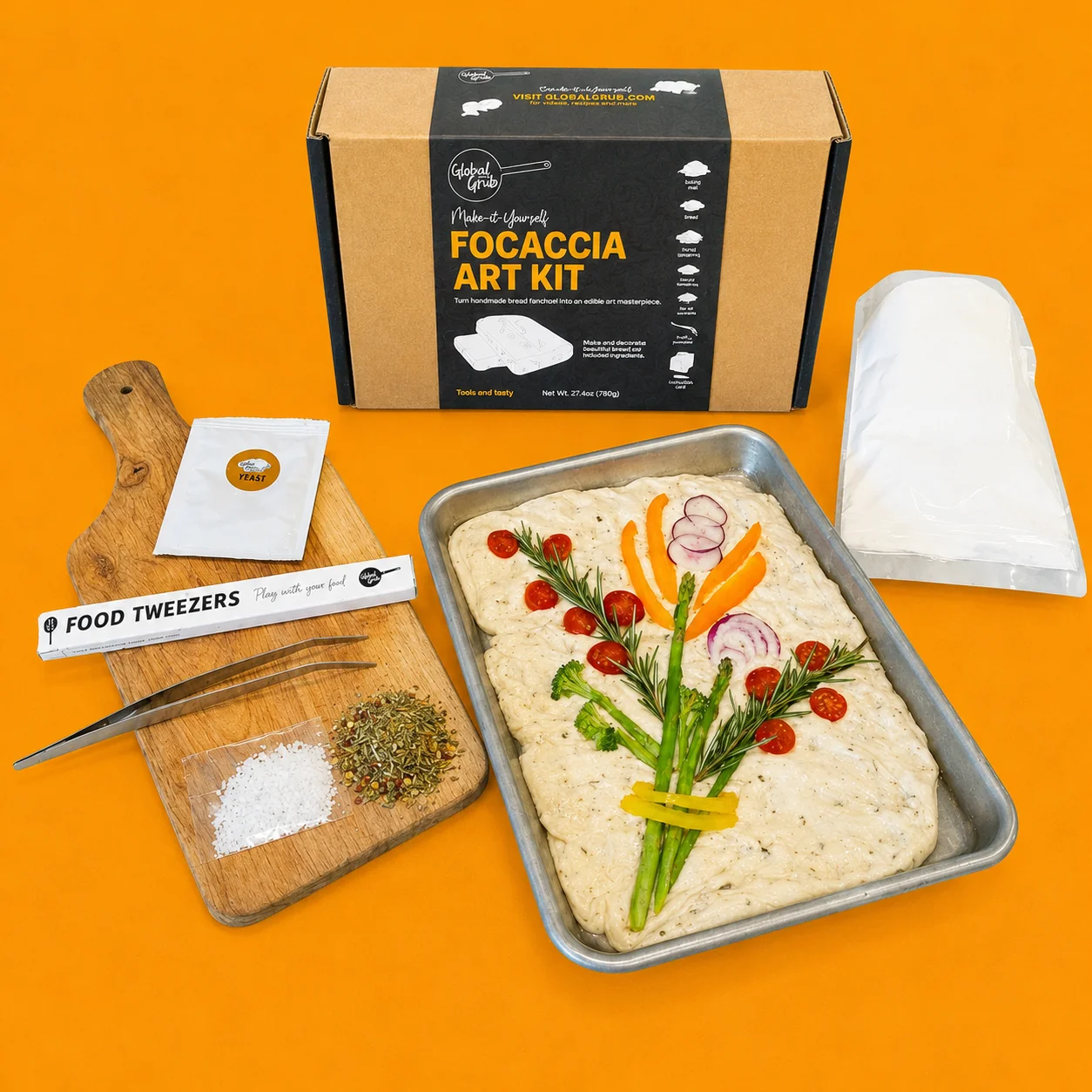 Focaccia Art Kit — Global Grub