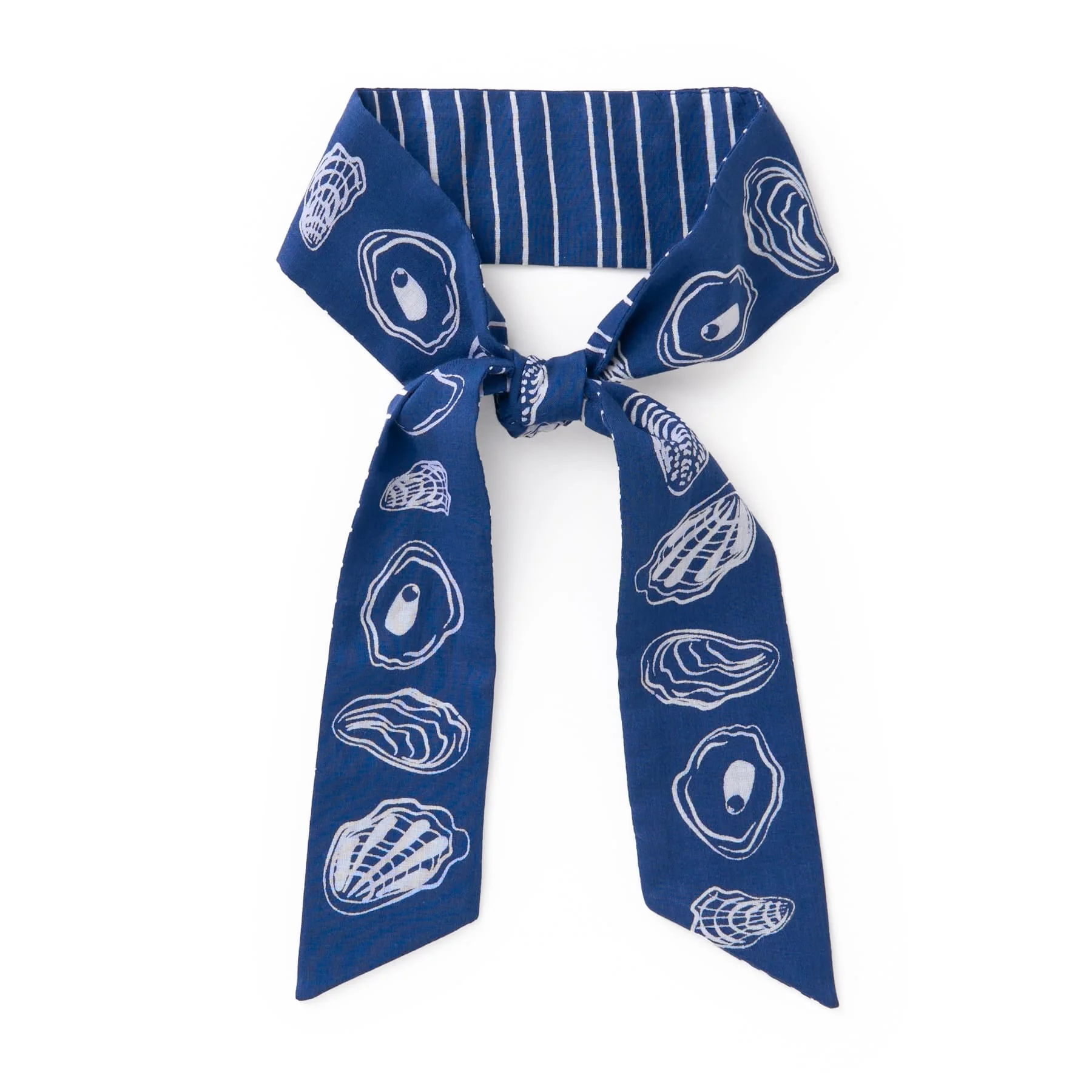 Camile Twilly Scarf Oyster Print — INK+ALLOY