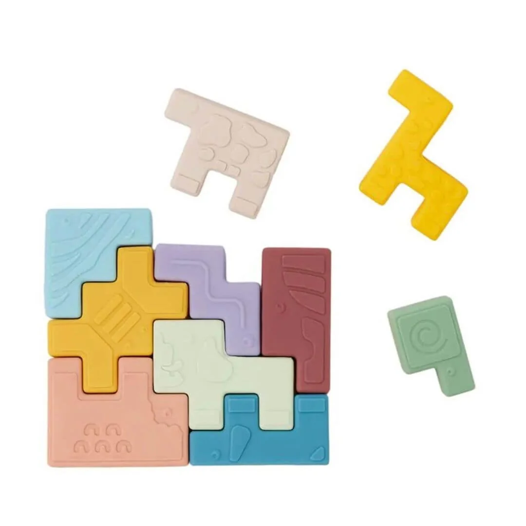 Animal Block Sensory Puzzle — Bella Luna Toys