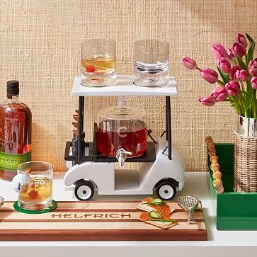 Golf Cart Decanter and Glasses Gift Set — Mark and Graham