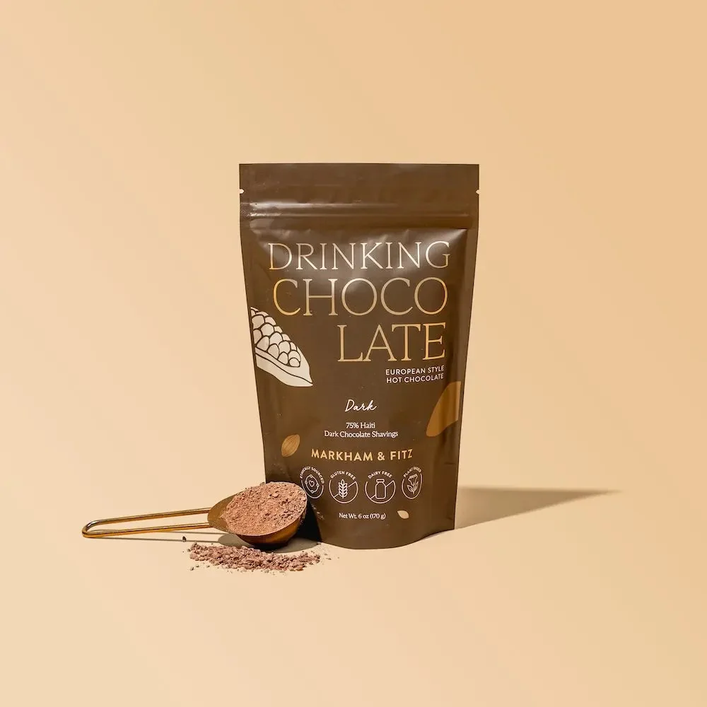 Drinking Chocolate - Dark — Markham & Fitz Chocolate