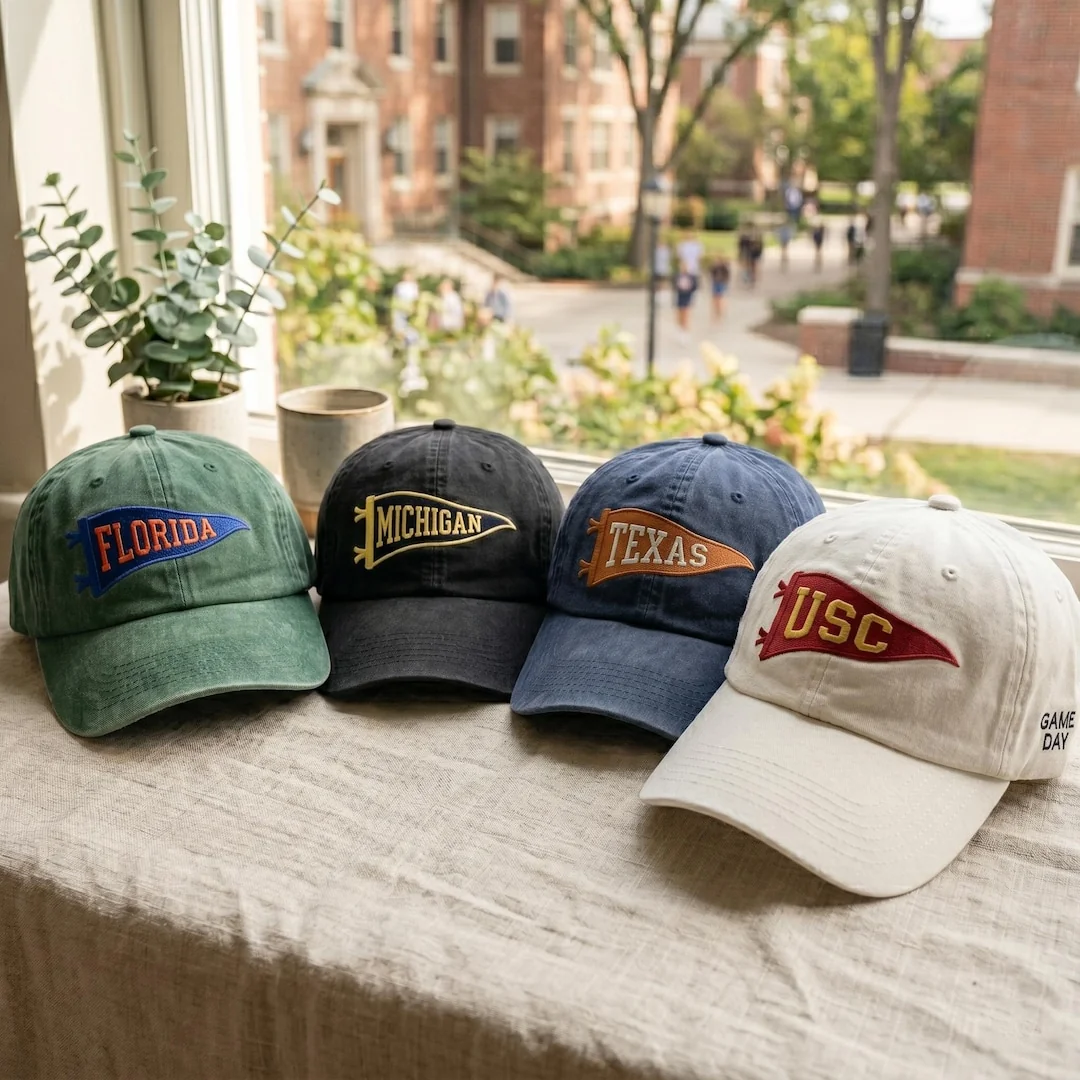 Vintage college football cap — Etsy