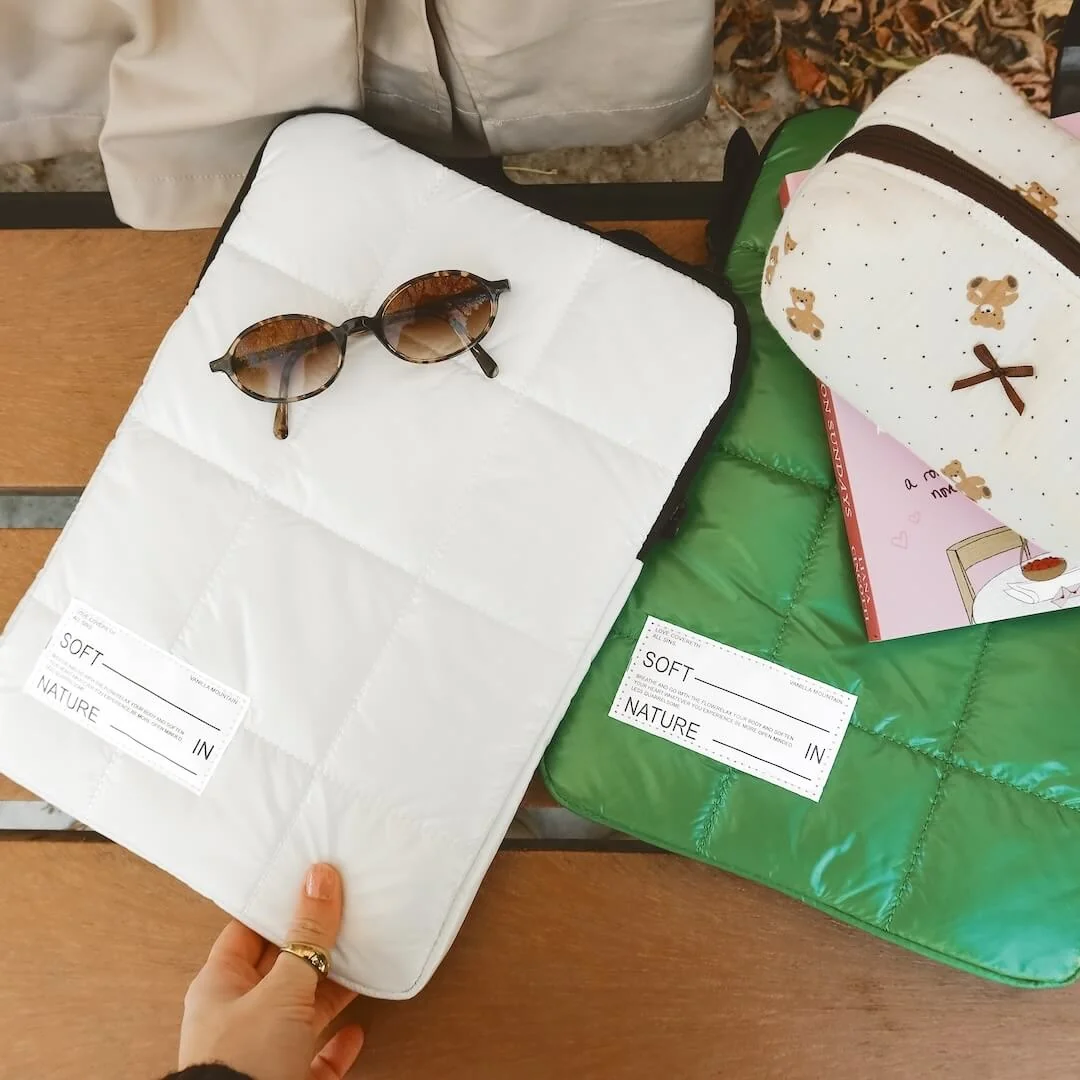 Puffer MacBook & iPad Case — Nordic Peace
