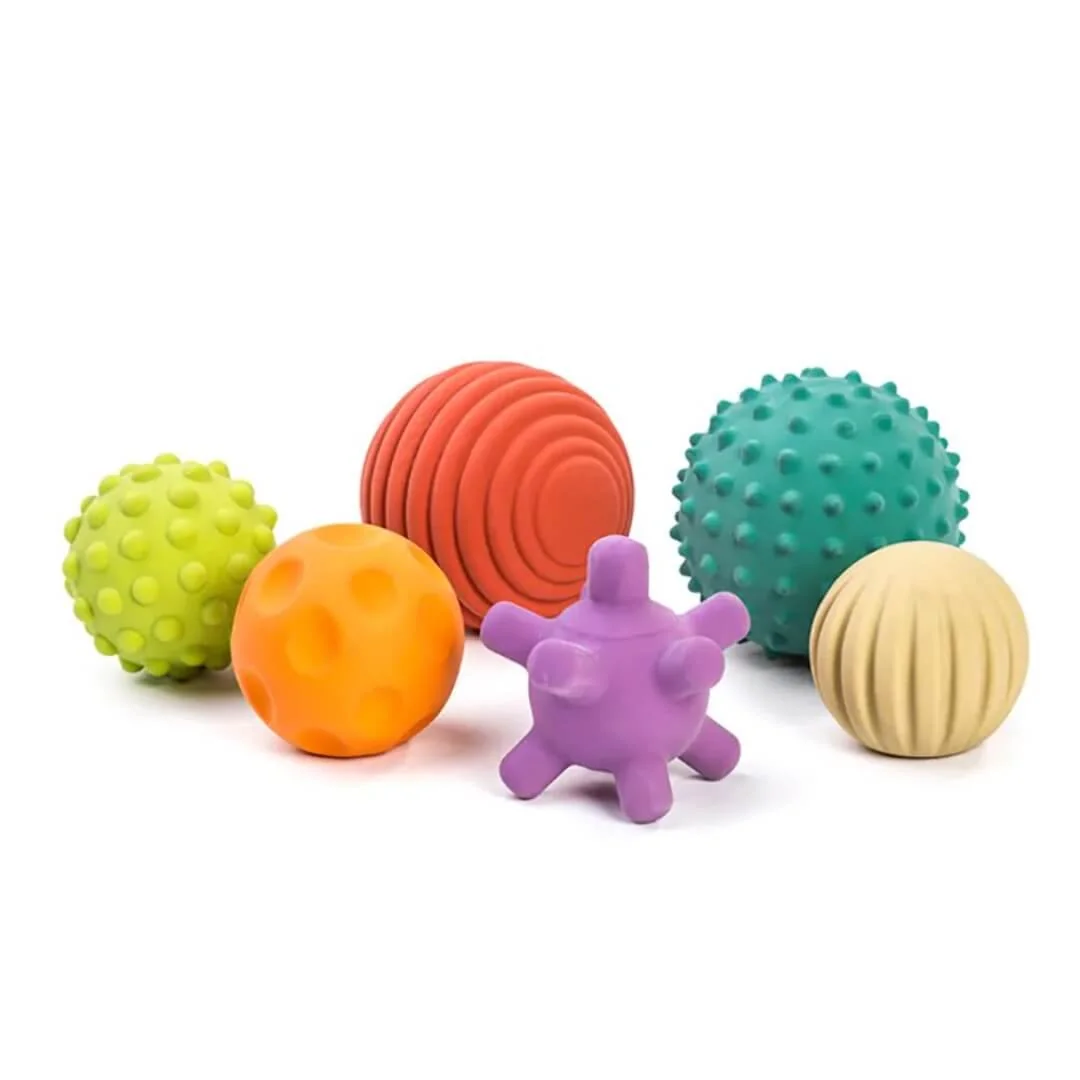Eco Rubber Sensory Ball Set — Bella Luna Toys