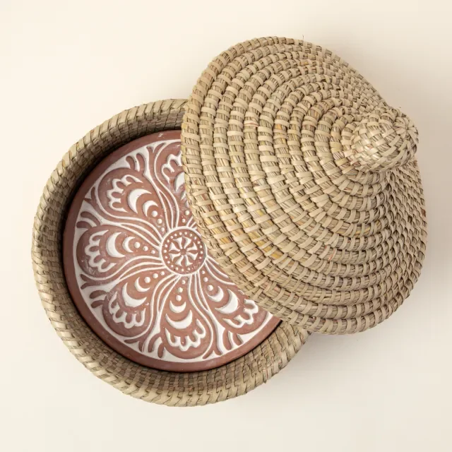Traditional Bread Warming Set with Lid — Uncommon Goods