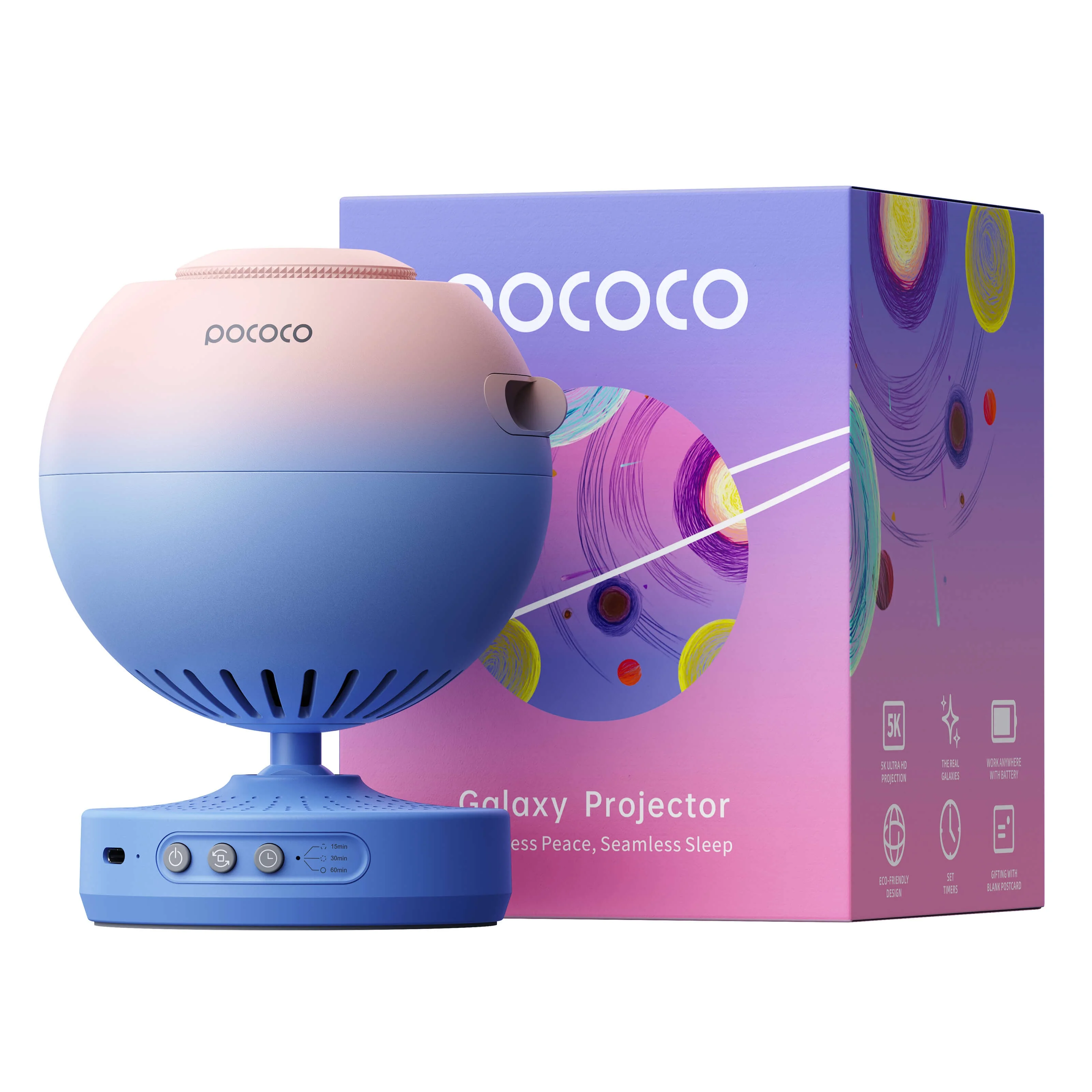 Galaxy projector blue and pink — POCOCO