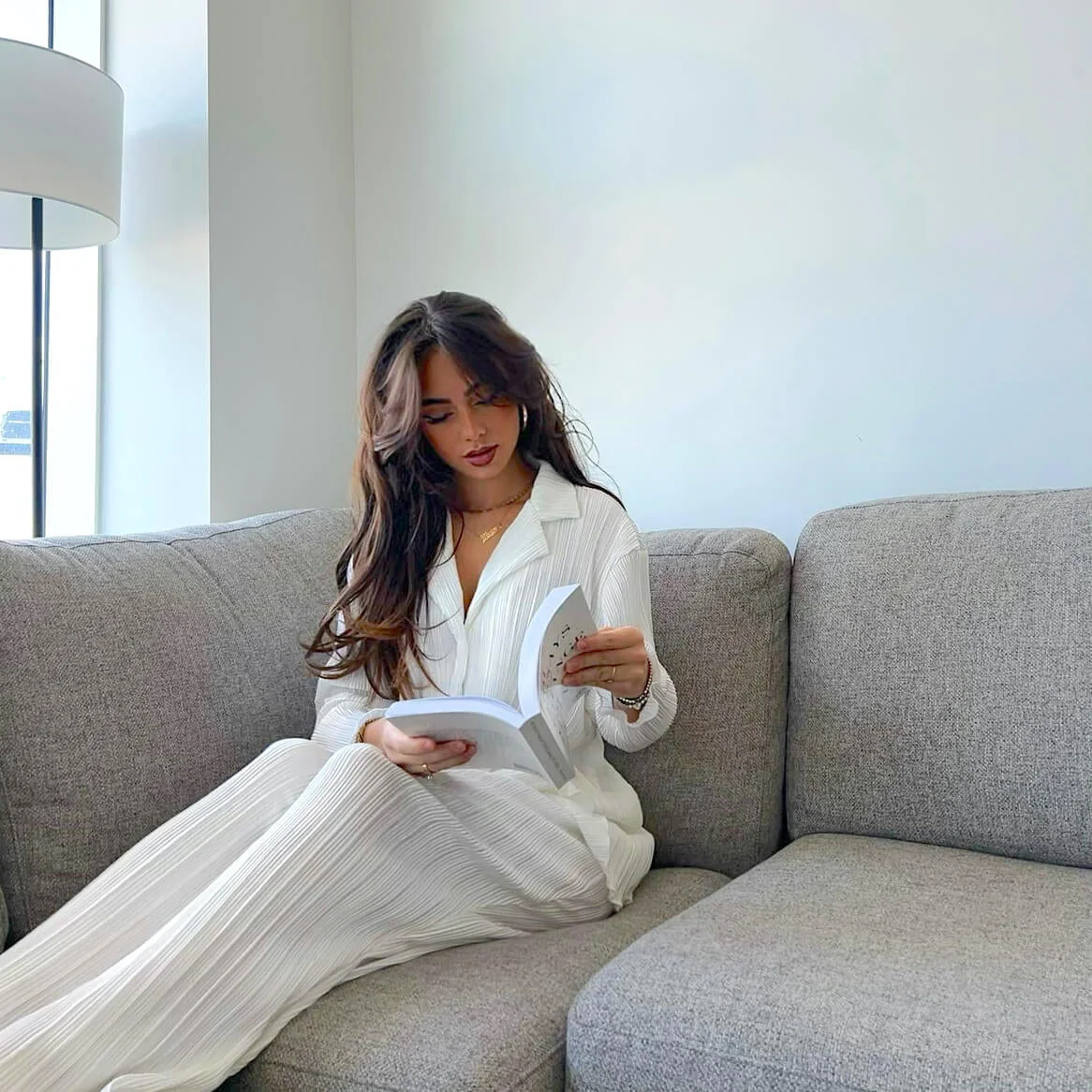 Emy Plisse Matching Set — Nordic Peace