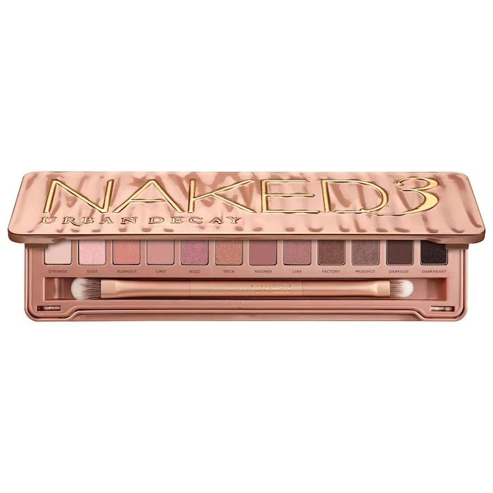 Naked3 soft pink eyeshadow palette — Sephora