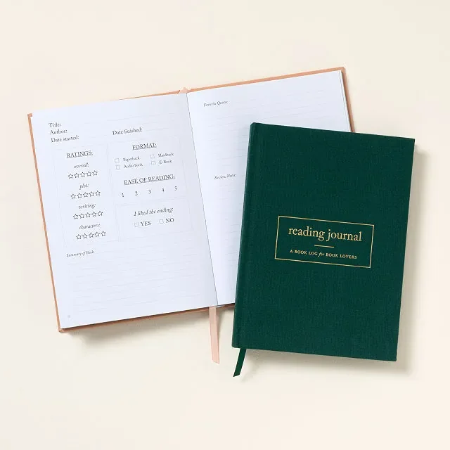 Book Lover’s Guided Reading Journal — Uncommon Goods