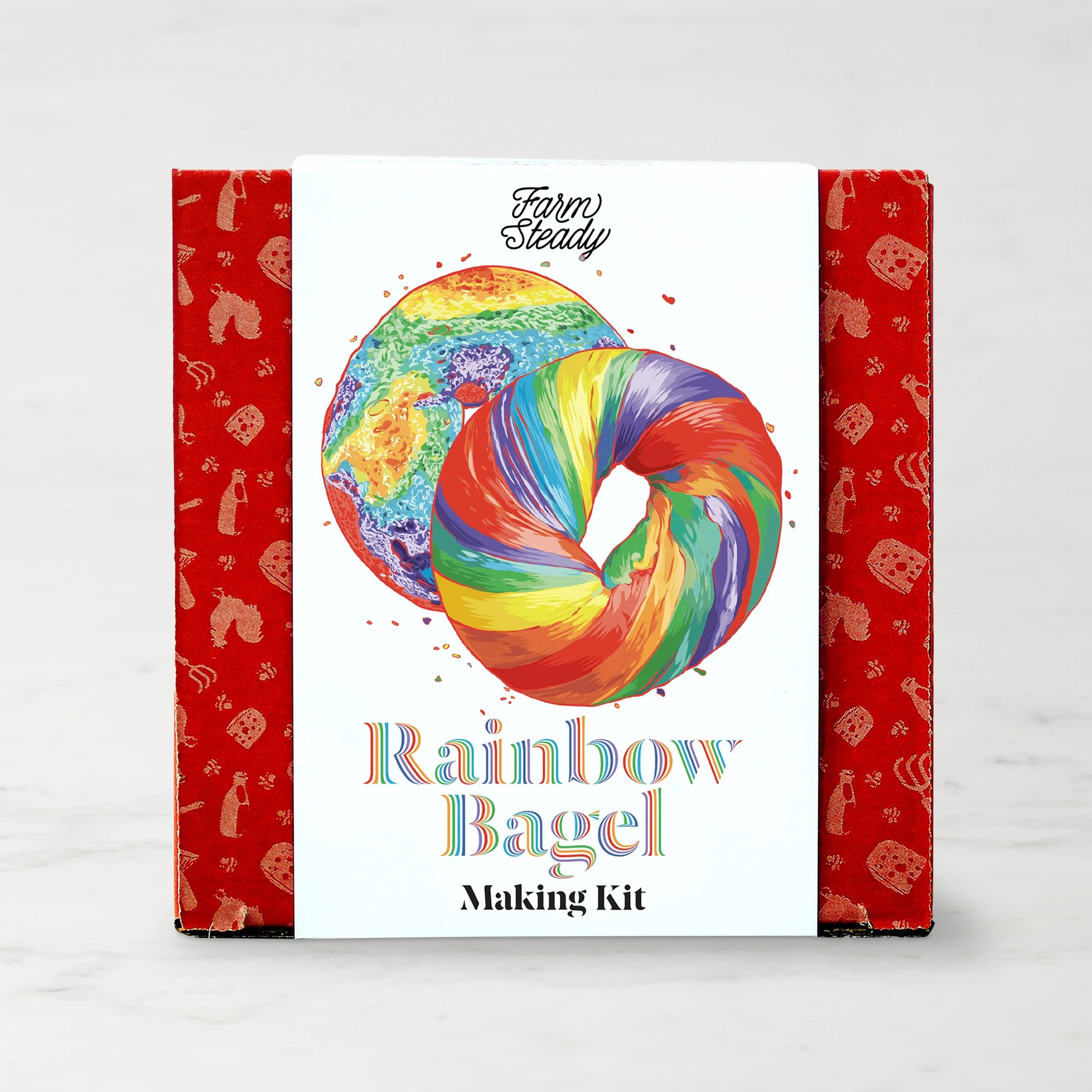 DIY rainbow bagel making kit — Williams Sonoma