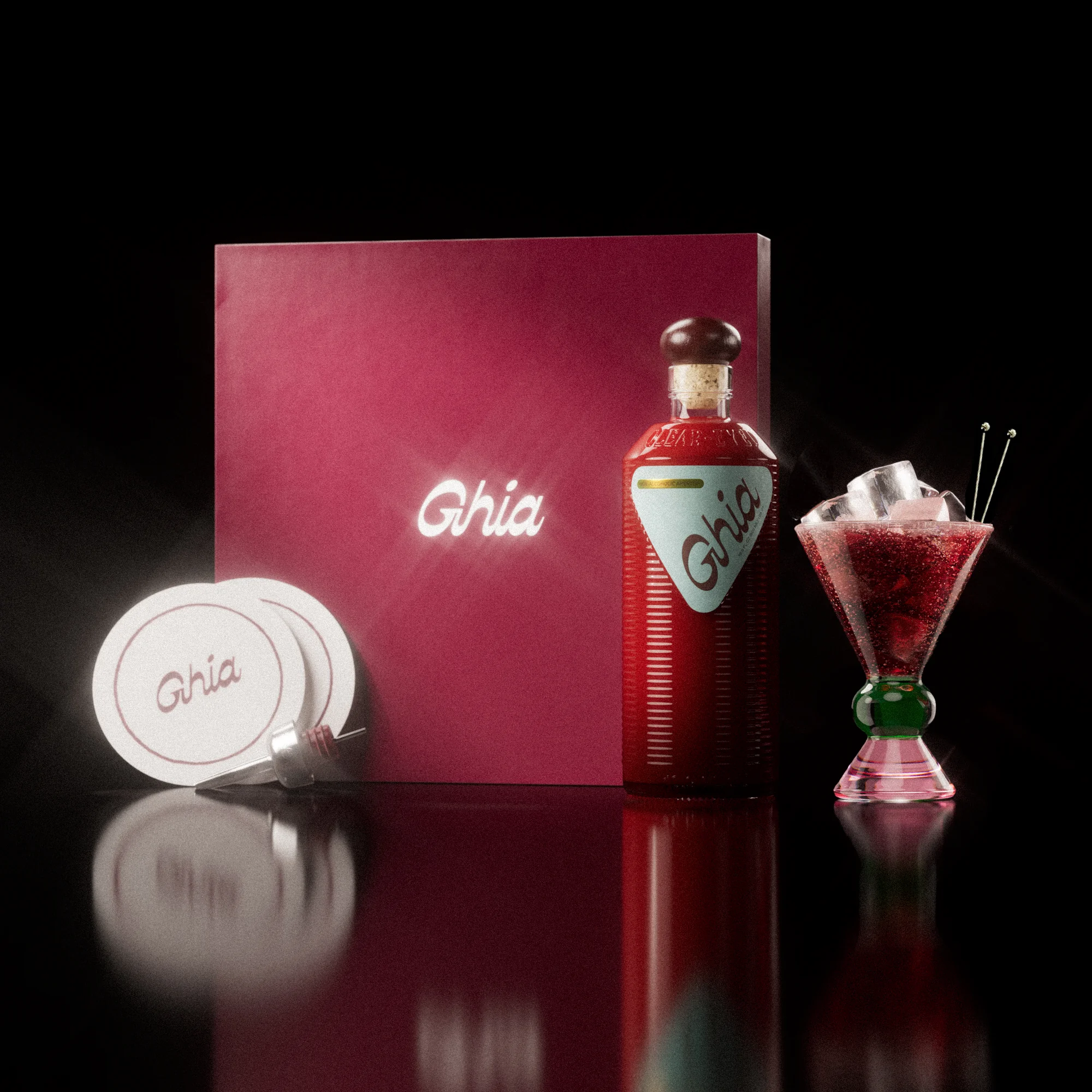 Non-Alcoholic Cocktail Box with Original Apéritif — Ghia