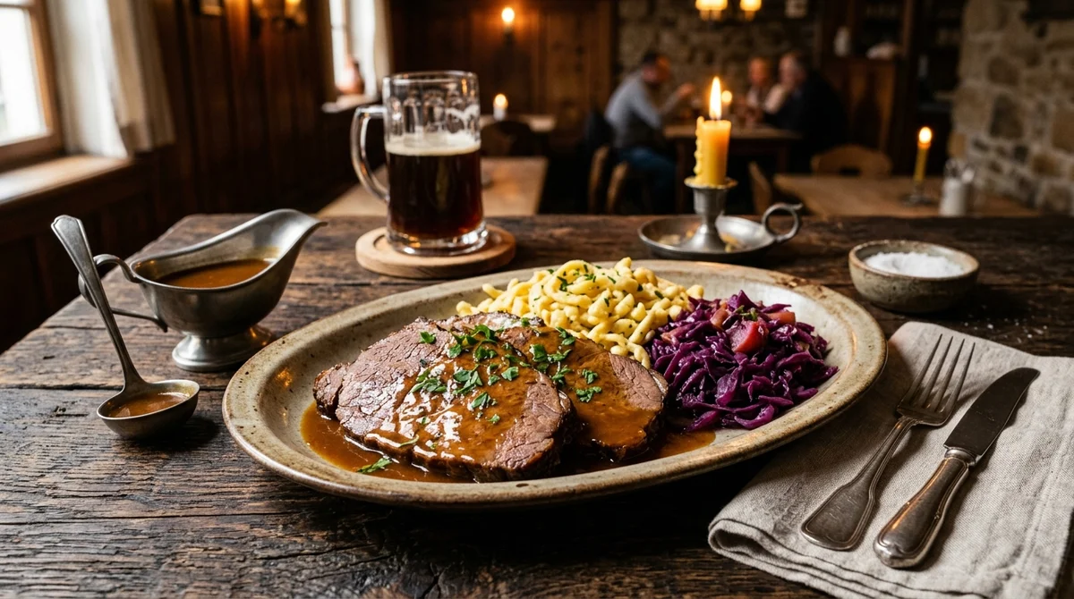 Classic German Sauerbraten Pot Roast