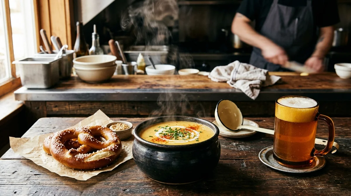 Slow-Cooker Pepper Jack Beer Cheese Soup
