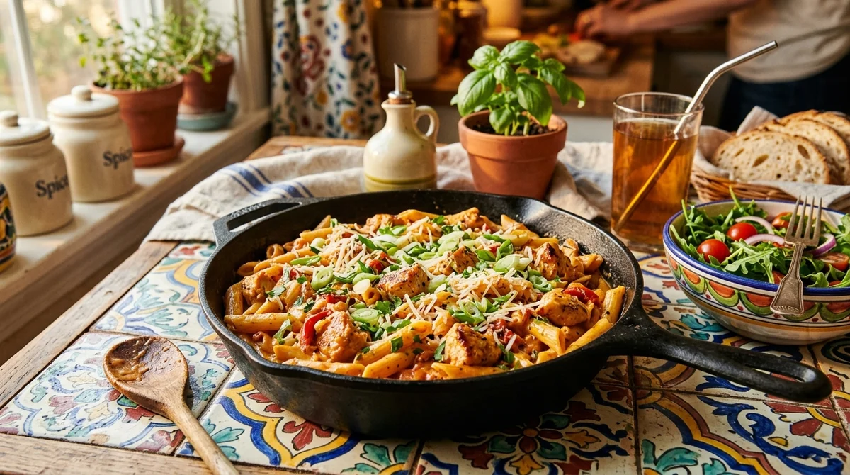One-Pot Creamy Cajun Chicken Pasta