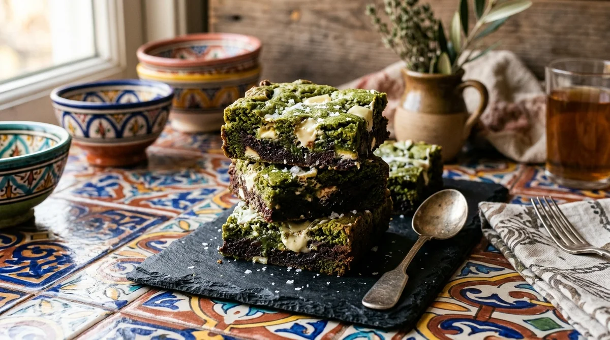 Matcha Brookies