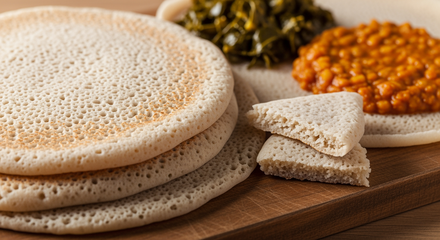 Injera (Ethiopian Flatbread)