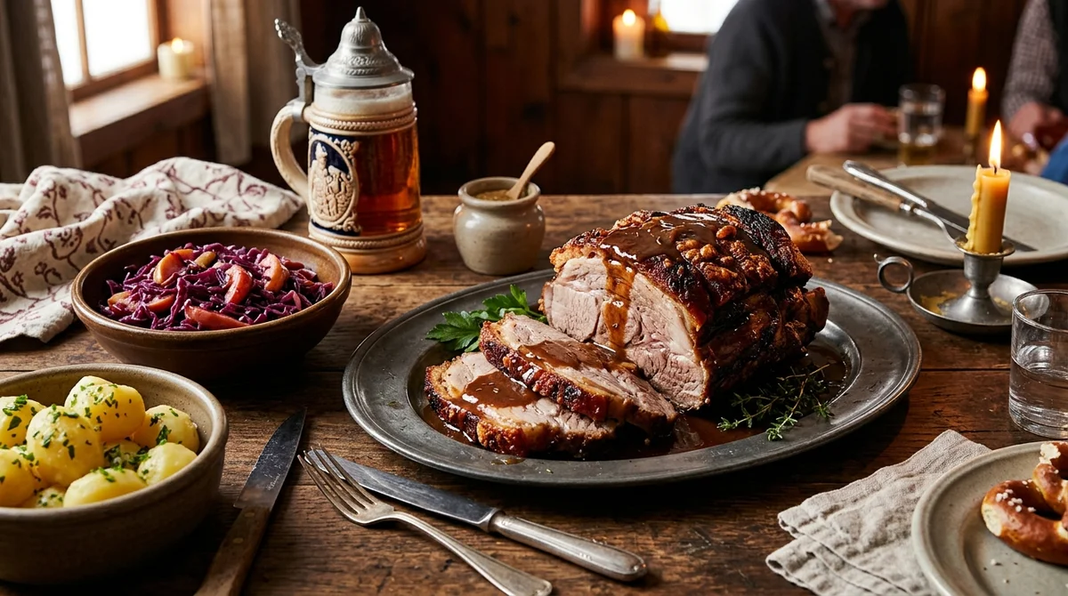 Slow Cooker German Beer-Braised Pork Roast