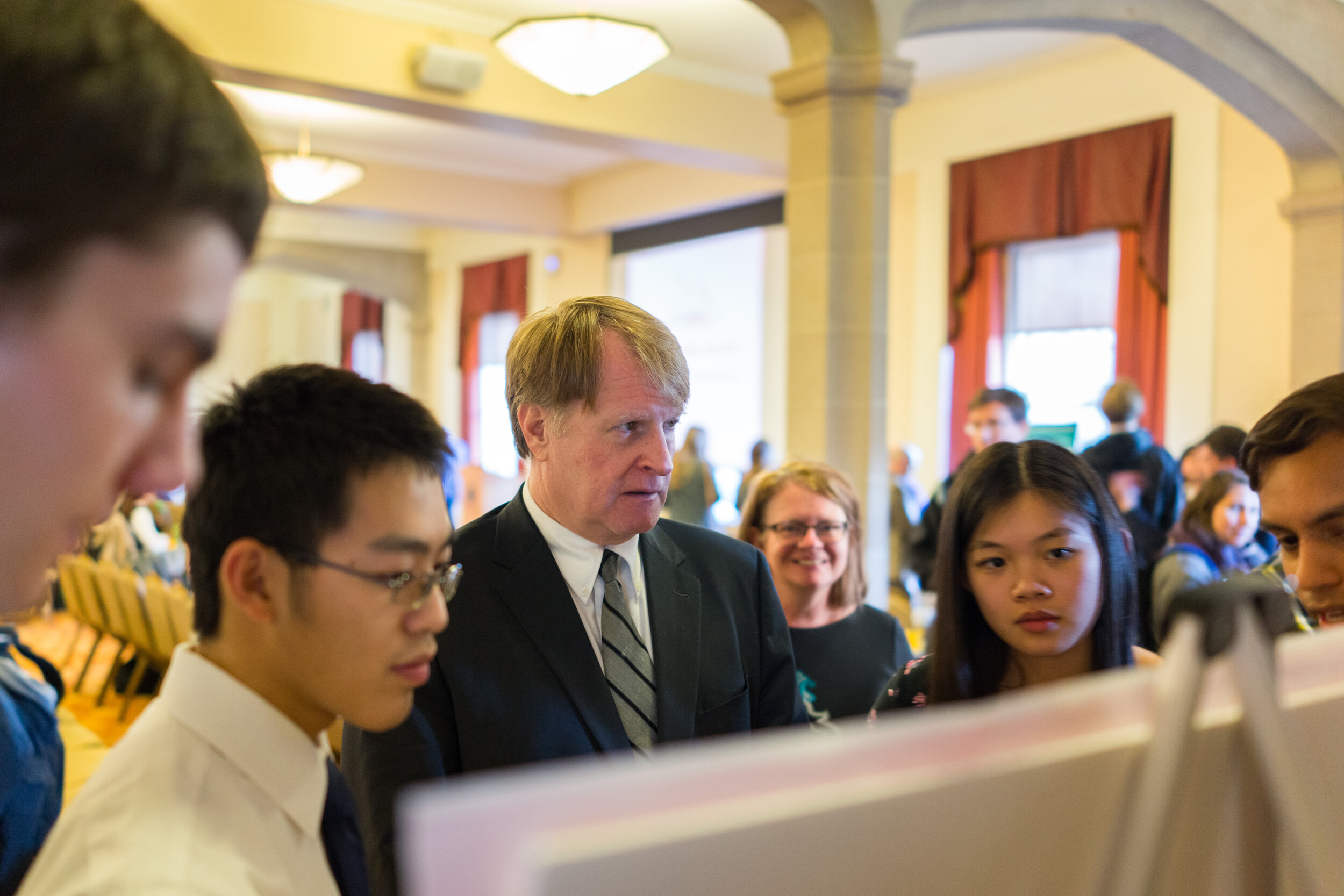 Students presenting at The DataJam