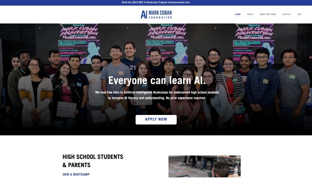 The DataJam at the Mark Cuban AI Bootcamp