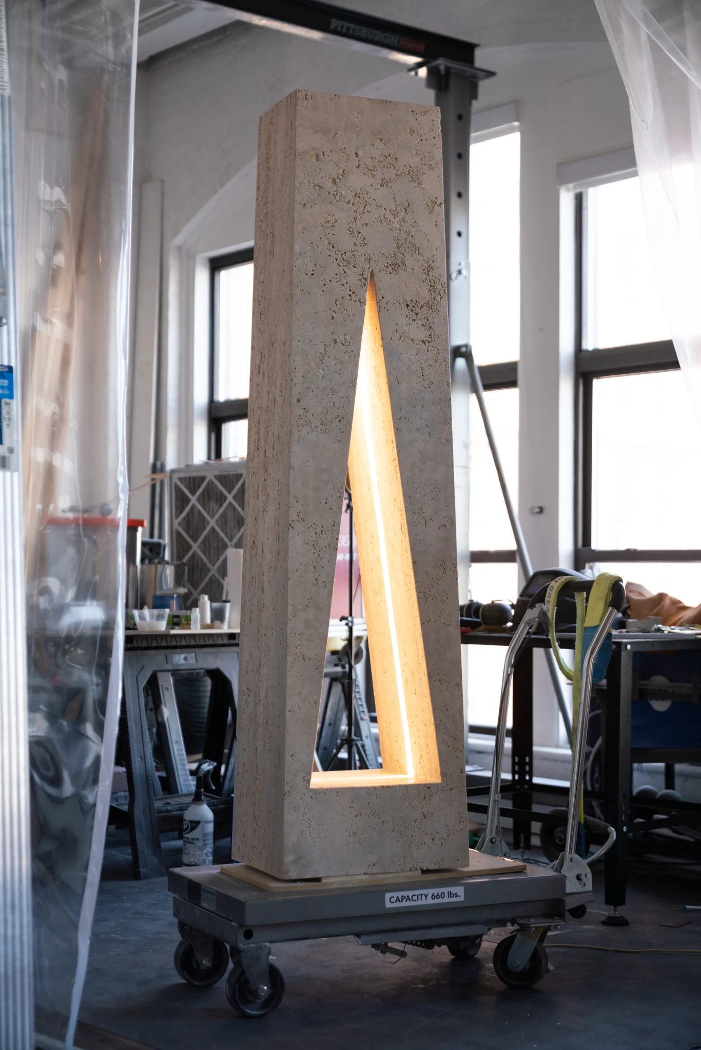 Interstice: Thresholds Carved with Light and Time. A Solo Exhibition of Sculpture by Marcus Vinícius De Paula 2