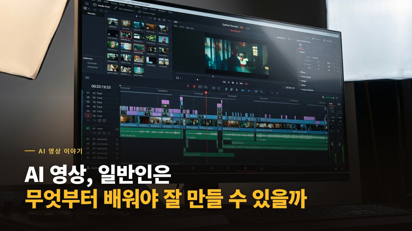 AI 영상, 일반인은 무엇부터 배워야 잘 만들 수 있을까