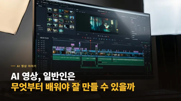 AI 영상, 일반인은 무엇부터 배워야 잘 만들 수 있을까