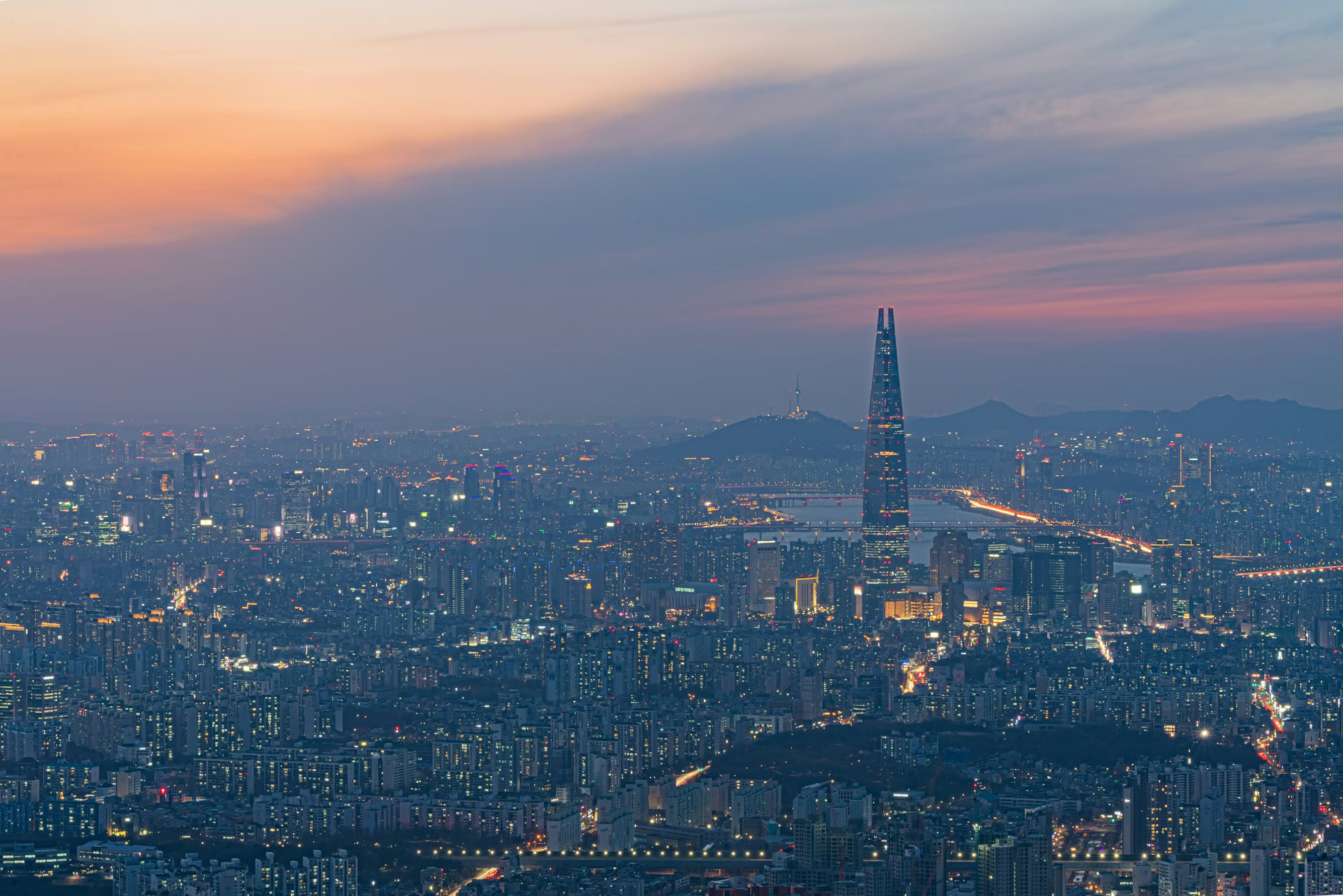 Main view of South Korea