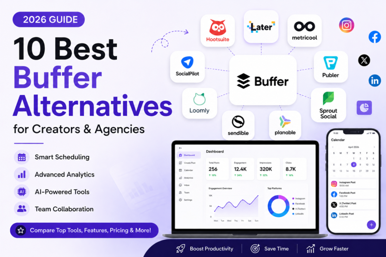 10 Best Buffer Alternatives in 2026 for Creators & Agencies