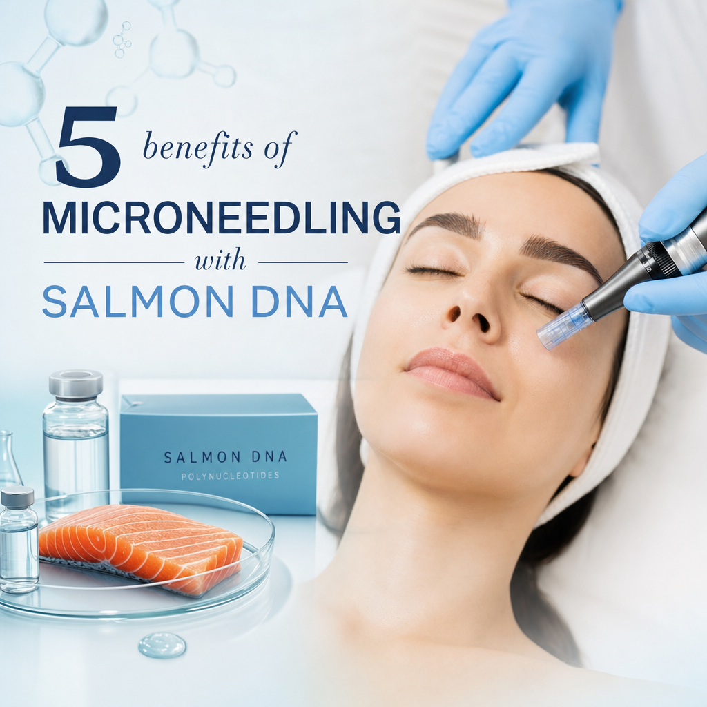 5 benefits of microneedling with salmon dna