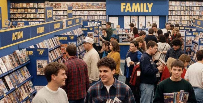 The Blue and Yellow Behemoth: How Blockbuster Won the 90s