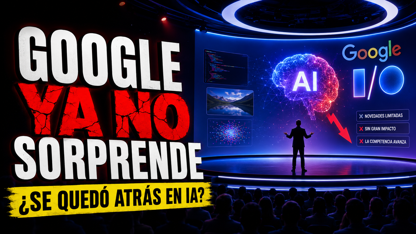 Google I/O: competitivo, pero ya no sorprendente