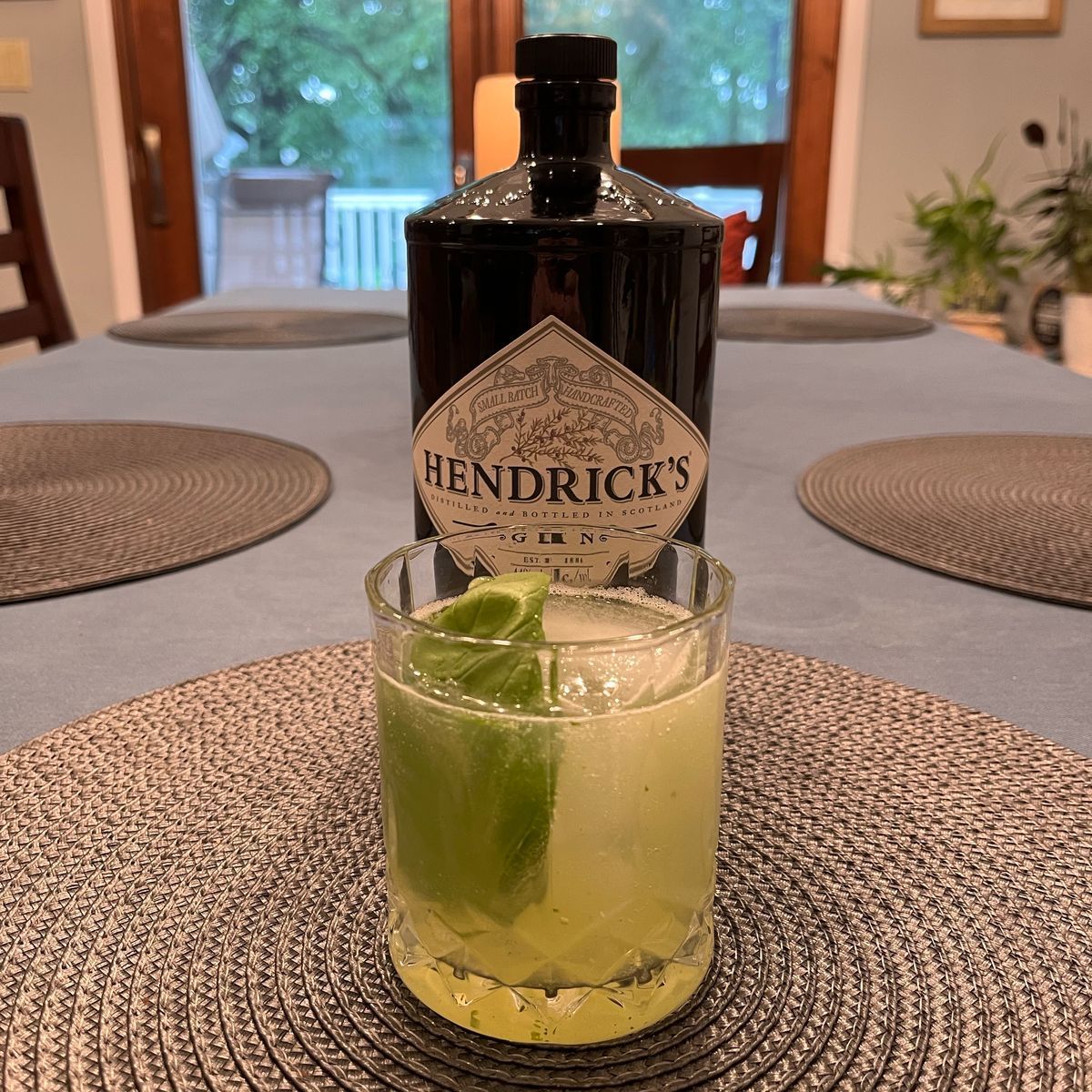 Basil Gin Cocktail 