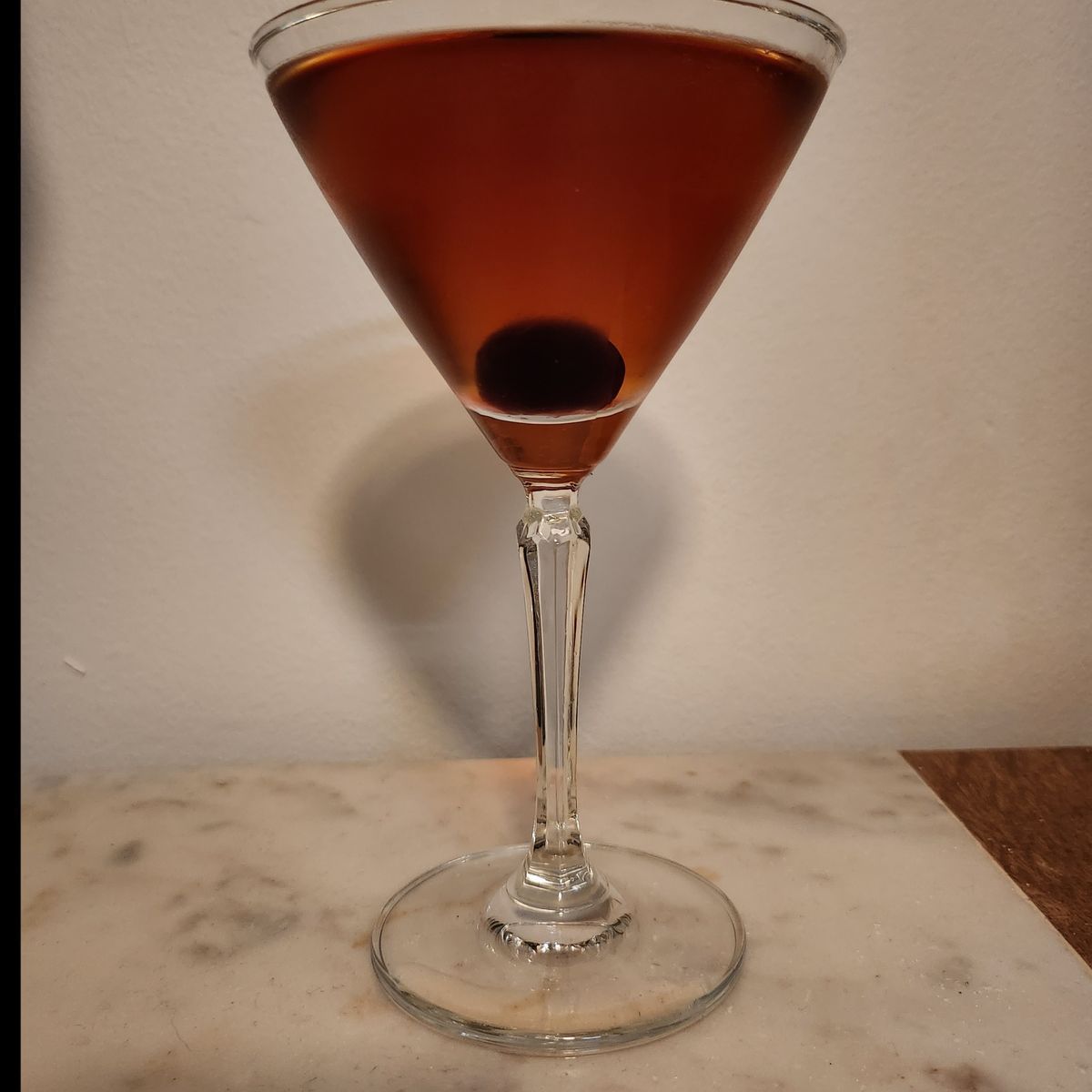 Classic Scotch Manhattan, invented in 1894 at New York's Waldorf-Astoria Hotel