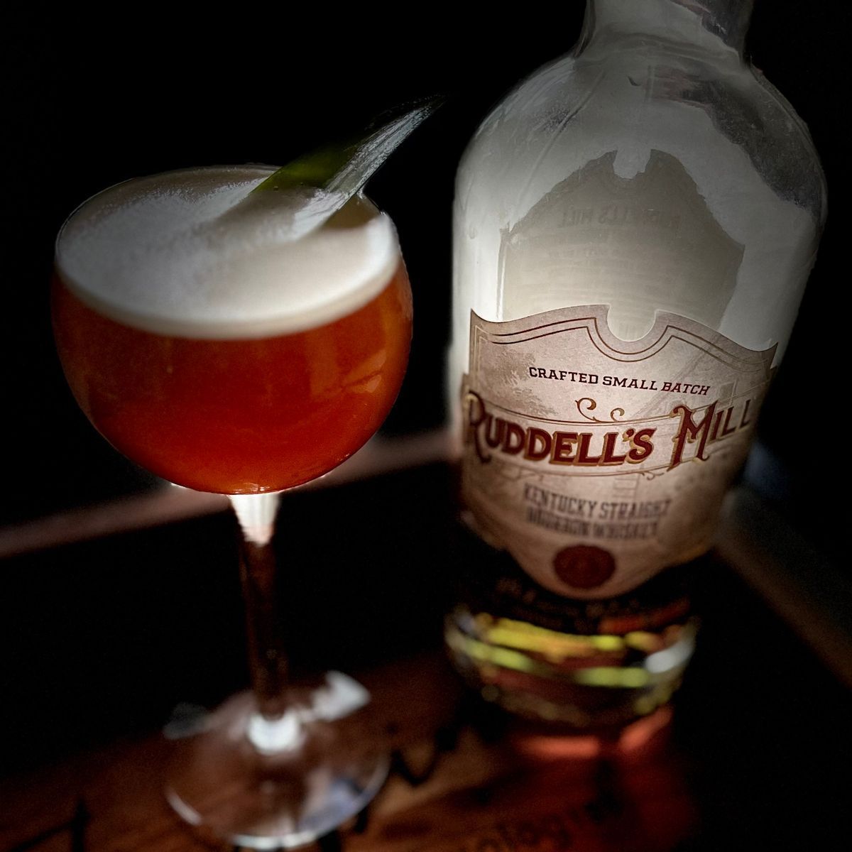 I’m in full summer mode; shaking up tiki-style drinks left and right. But I miss my bourbon, so I decided to try out a tiki bourbon cocktail- something to keep the summer feel and tiki flavors but complimenting the woodier flavors of bourbon instead of rum. This is what I came up with!

Thank you to BG Reynolds for the incredible syrups and to Ruddell’s Mill Whiskey for the robust bourbon!