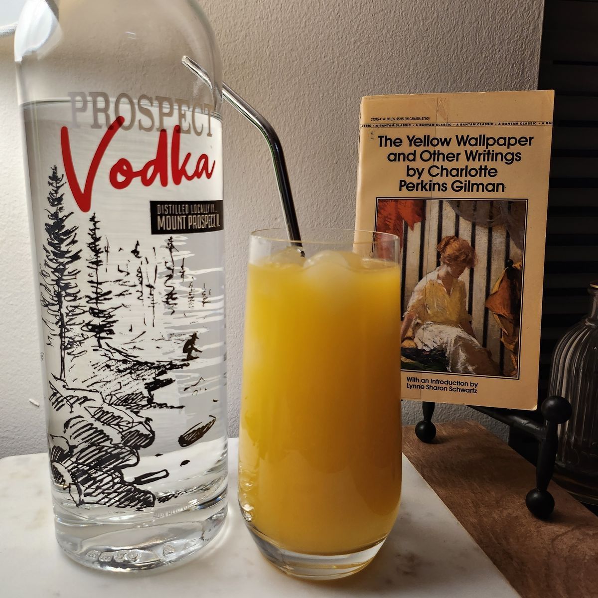A special thank-you to Two Eagles Distillery for sending me this Vodka to use!

Tonight's drink is my father-in-law's favorite cocktail, and the Prospect Vodka really shines in this version of a Harvey Wallbanger, making for one of the smoothest  vodka cocktails I've ever had.  Cheers!