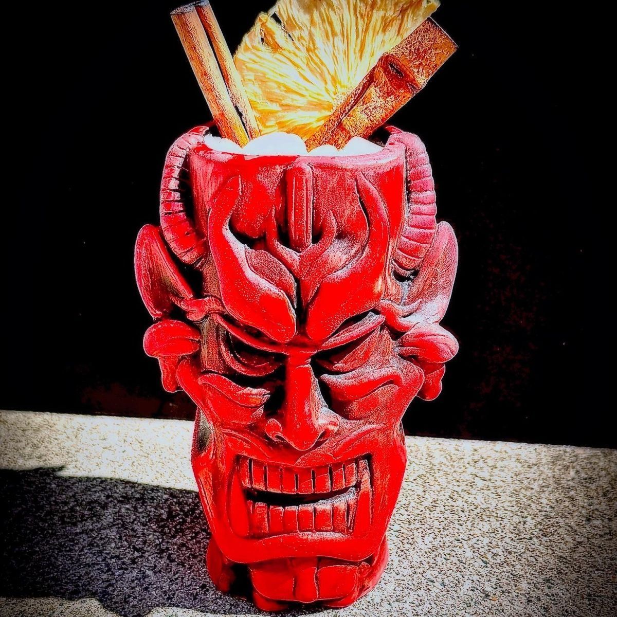 Cinn-Ful Tiki Cocktail