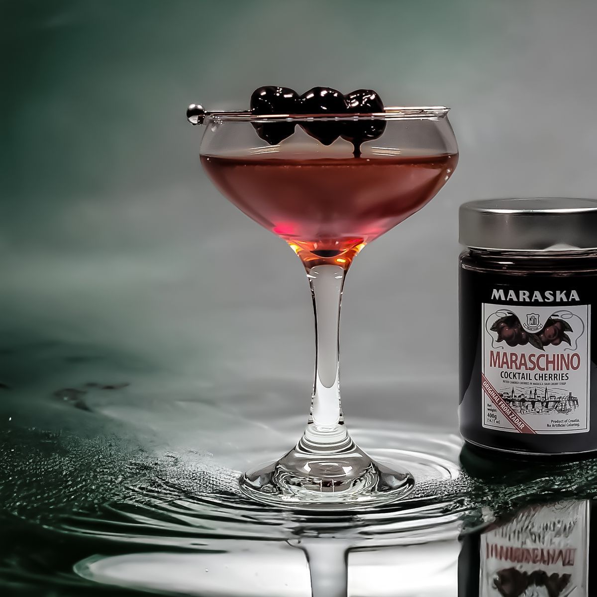 
We wanted to create a more Cherry forward Manhattan, the San Joaquin does just that. 

This cocktail showcases the Maraska Cherry and incorporates an amaro that we truly love. The balance is an absolute delight. 

Thank you, @Maraska_zadar for the maraska maraschino cherries. We really had fun with this. 