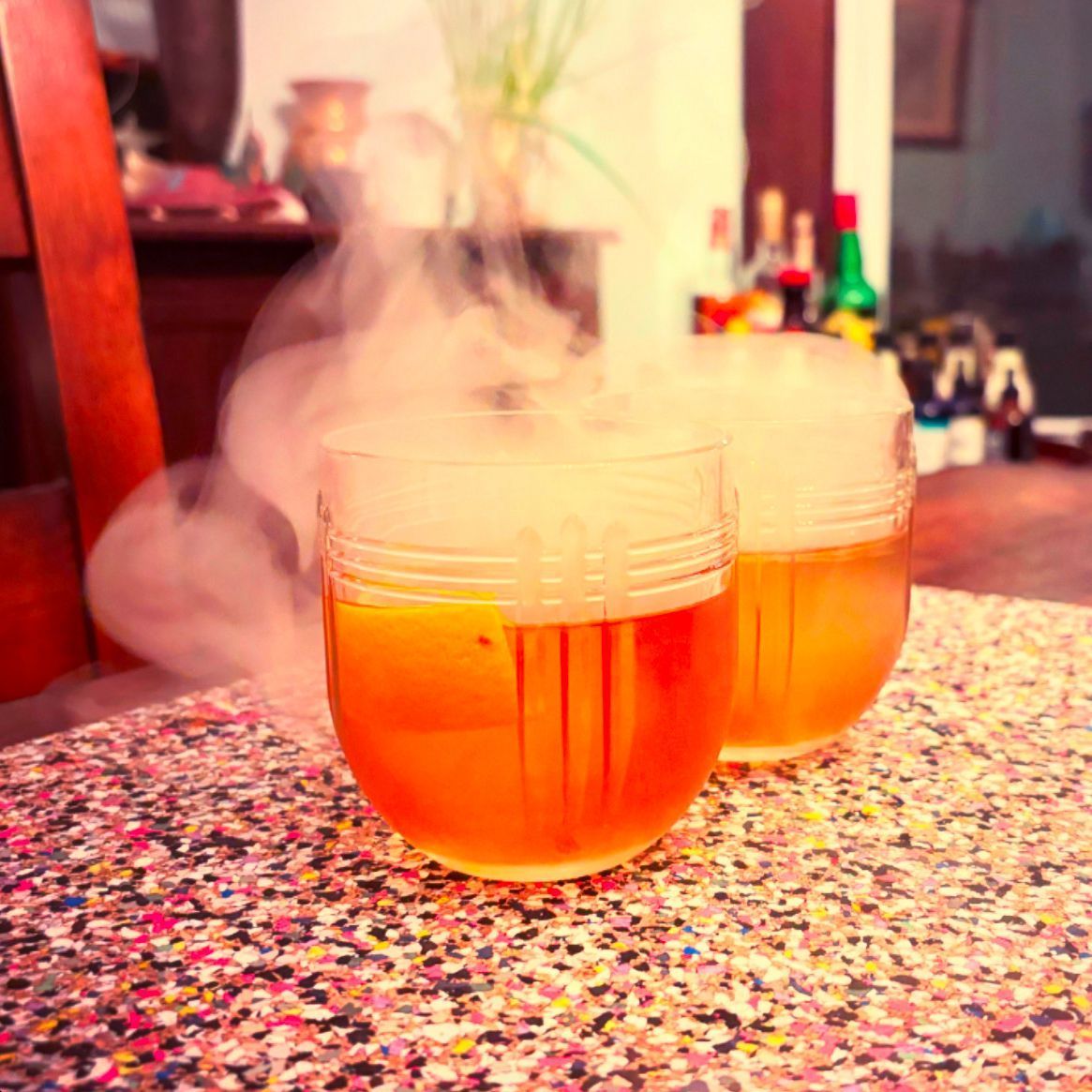 Smoked Cinnamon Old Fashioned