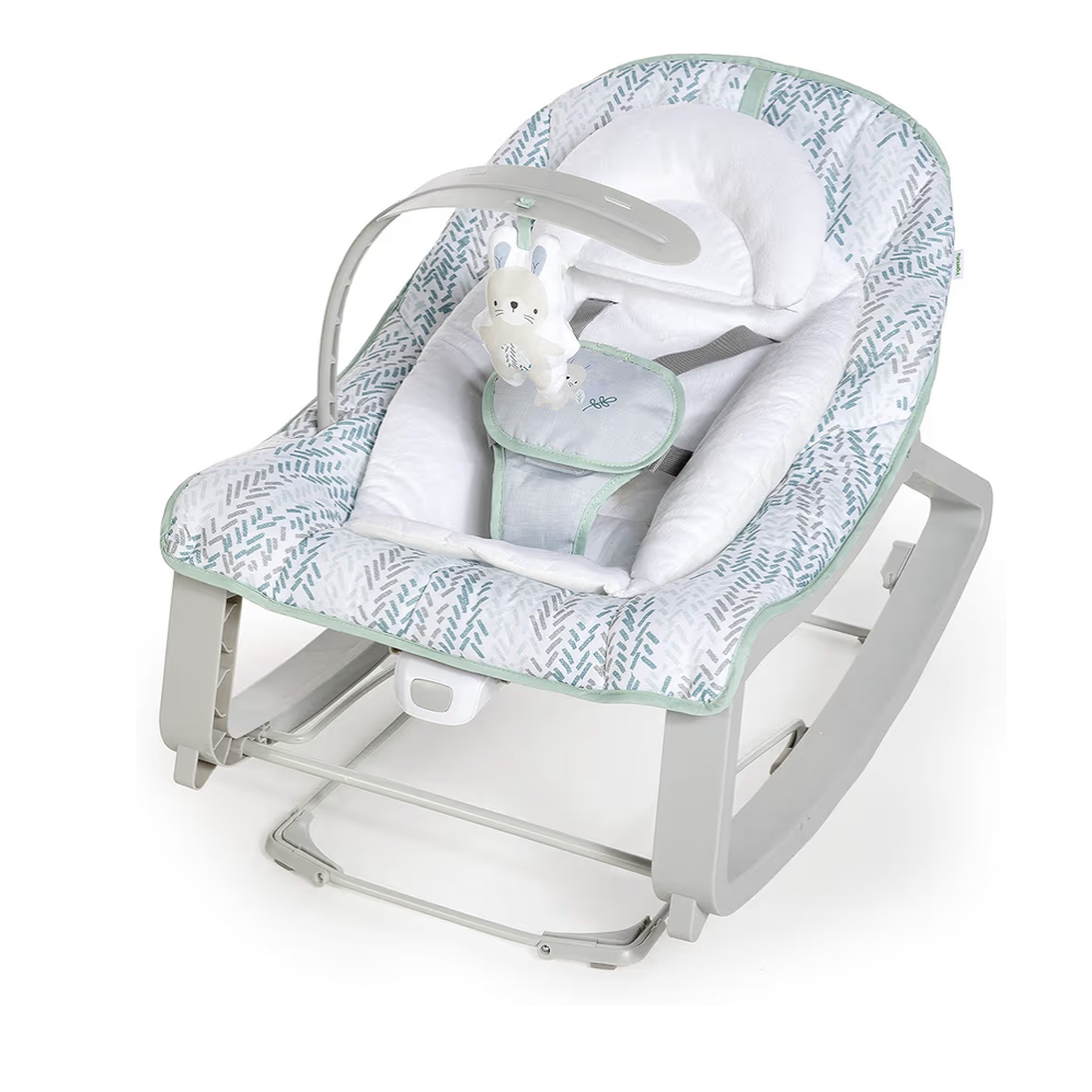 3-In-1 Grow With Me Vibrating Baby Bouncer Seat & Rocker