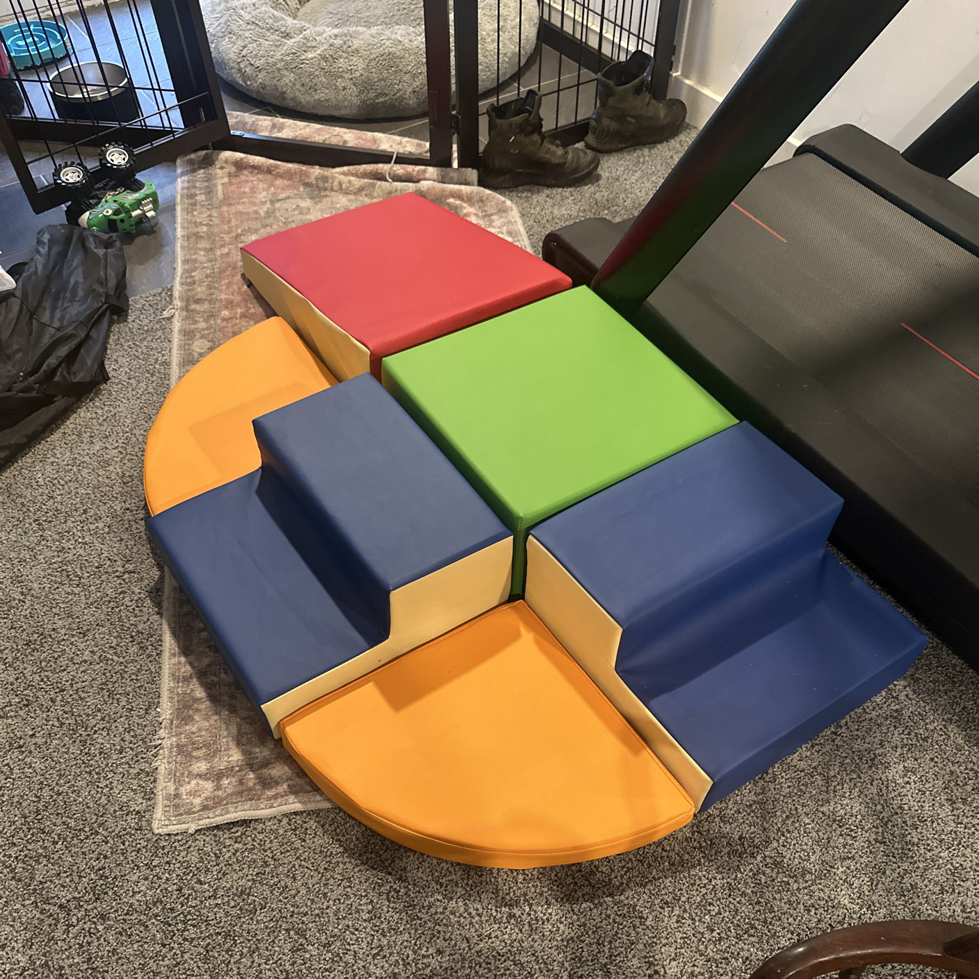 Foam climbing blocks