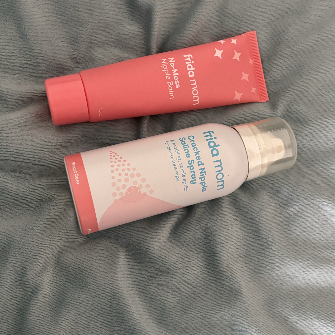 No-Mess Nipple Balm and Cracked Nipple Saline Spray