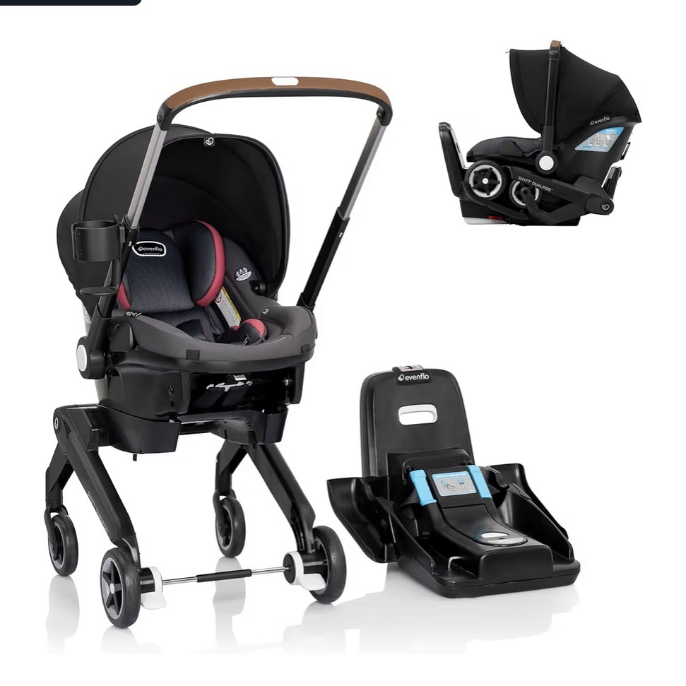 Shyft DualRide Infant Car Seat Stroller Combo with Carryall Storage