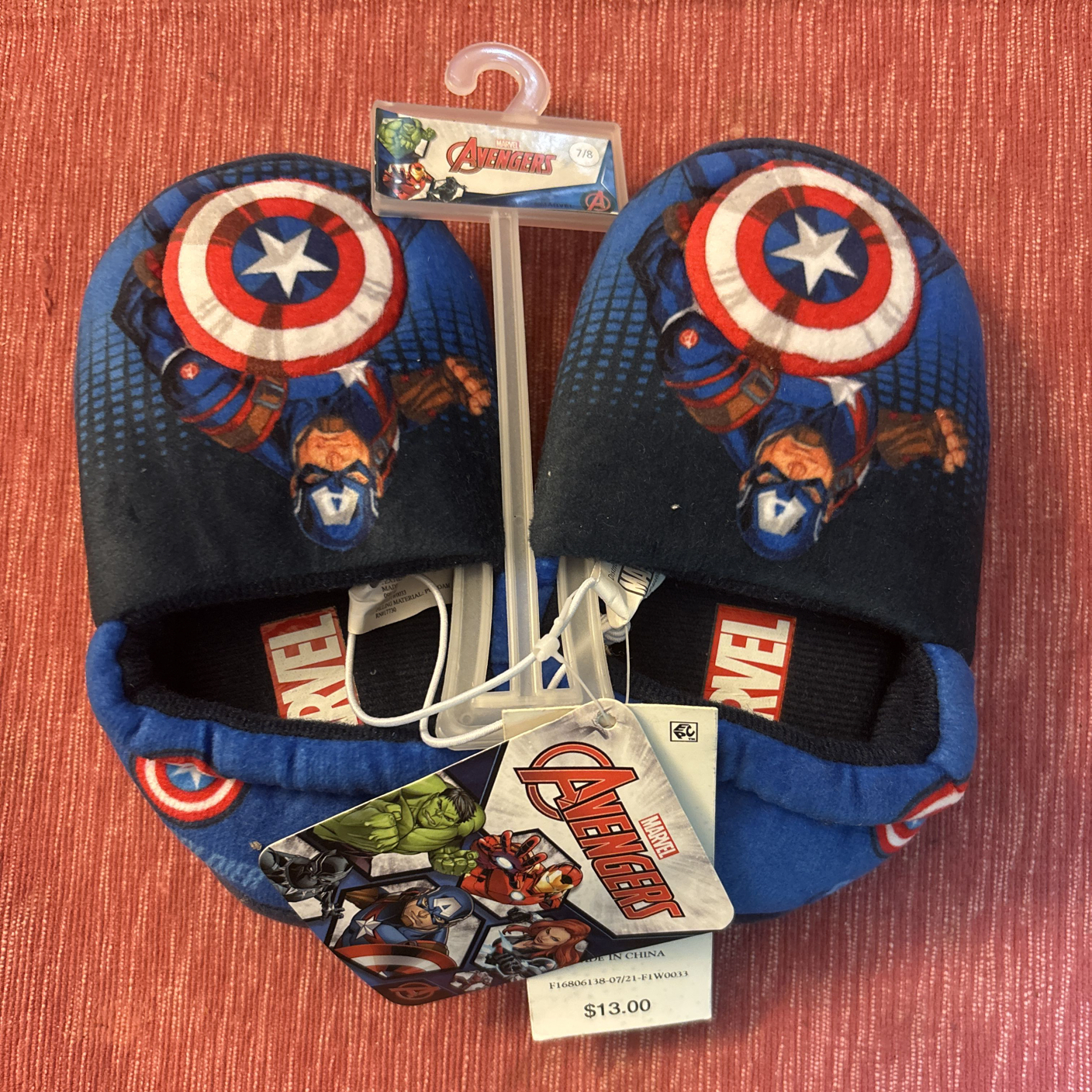 Avengers Captain America Slippers