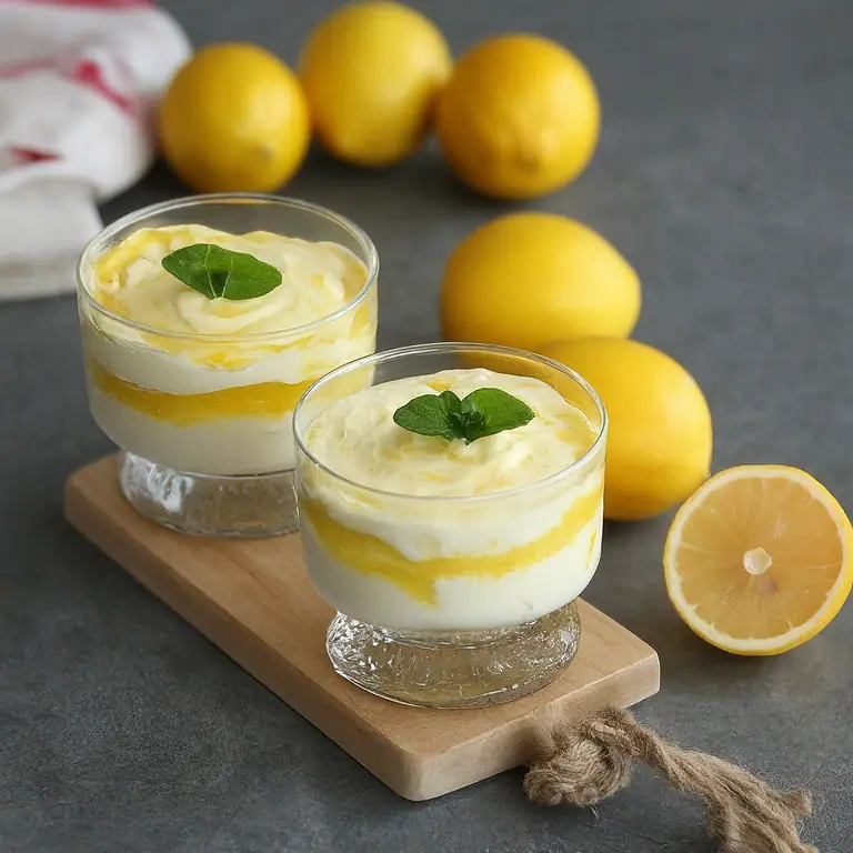 4 Malzemeli Limonlu Krem