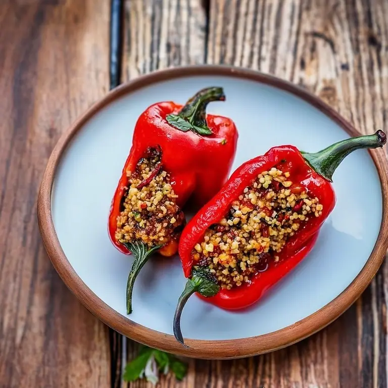 Turkish Spicy Stuffed Peppers