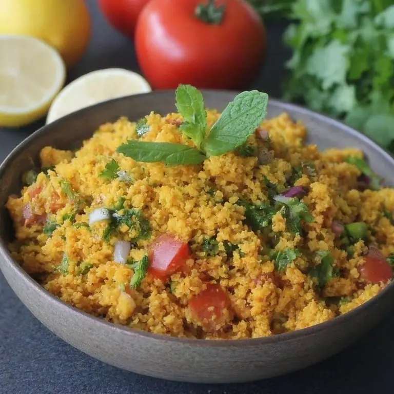 Baharatlı Kuskus Salatası (Curried Couscous Salad)