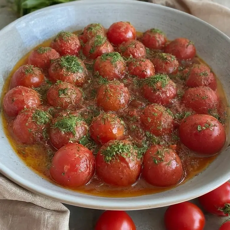 Zeytinyağlı Domatesli Yumurta