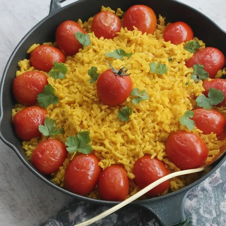Domatesli Pilav