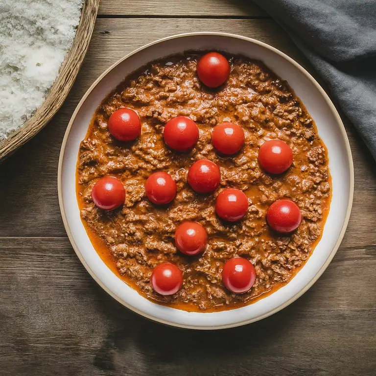Creamy Meat Sauce with Cherry Tomatoes